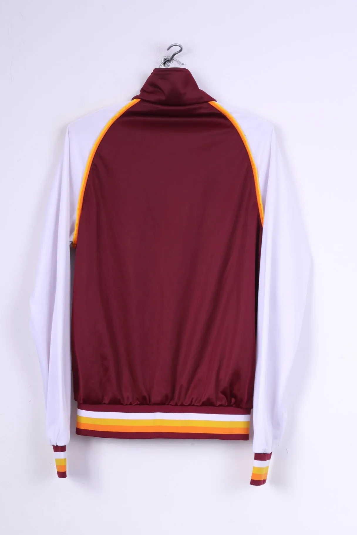 Skank Mens S Sweatshirt Shinny Maroon Full Zipper Sportswear Top