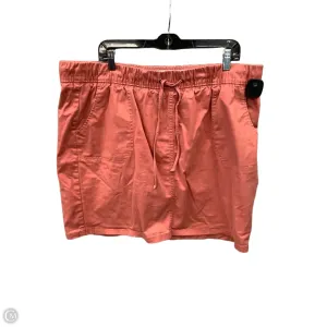 Skort By Denim And Company In Pink, Size: 18