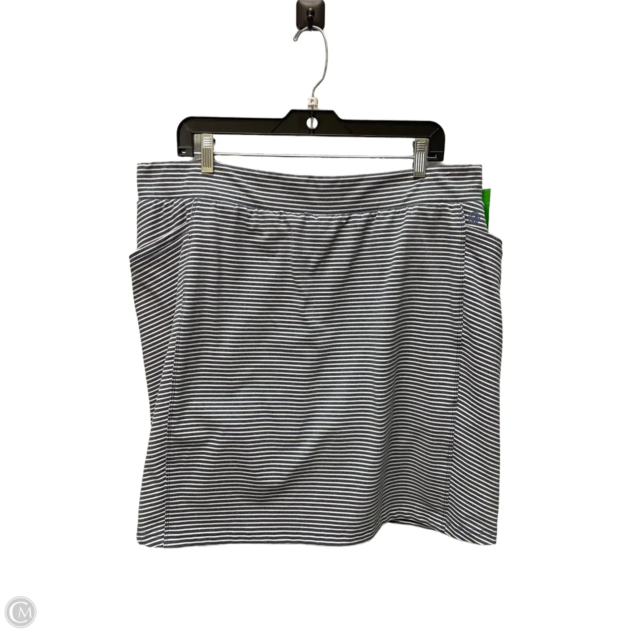 Skort By Talbots In Striped Pattern, Size: 20