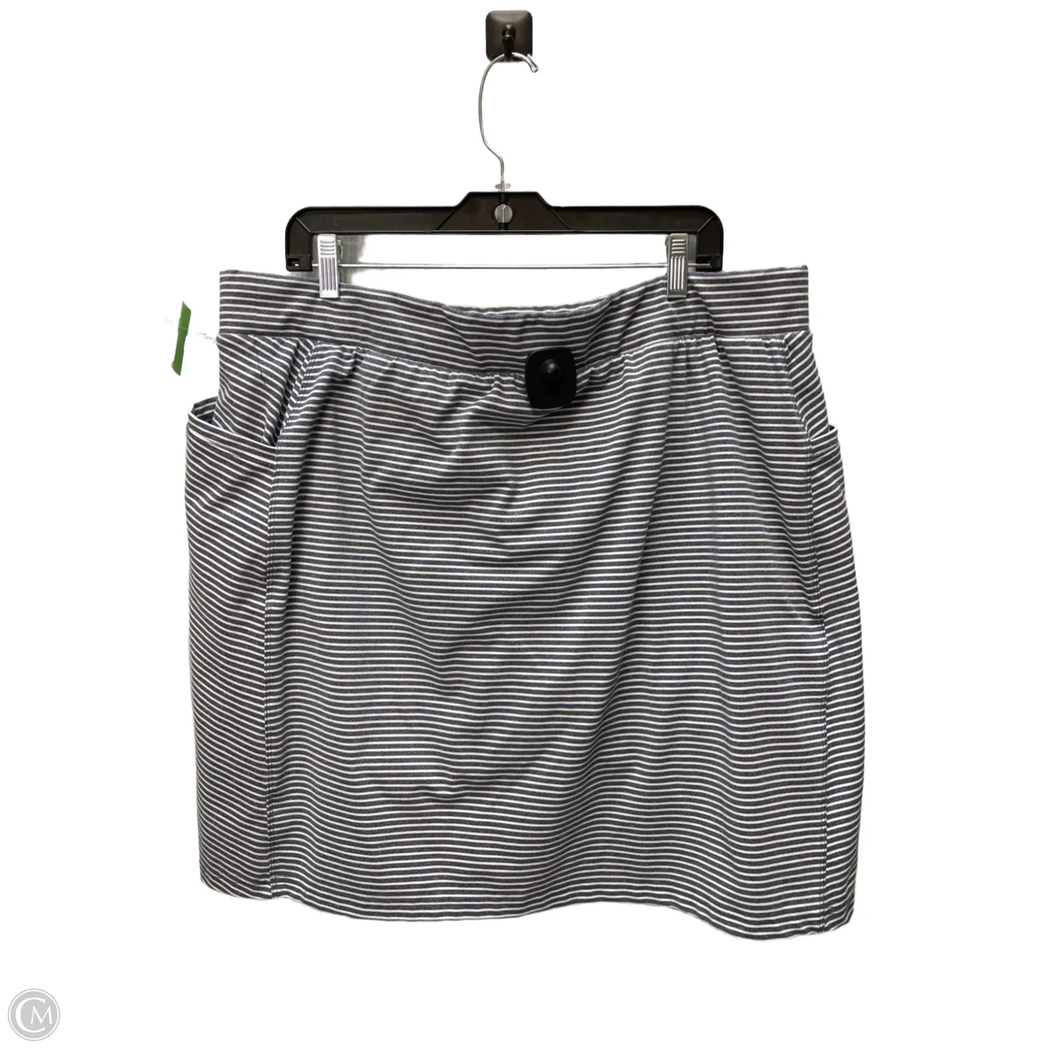 Skort By Talbots In Striped Pattern, Size: 20