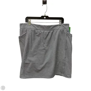 Skort By Talbots In Striped Pattern, Size: 20