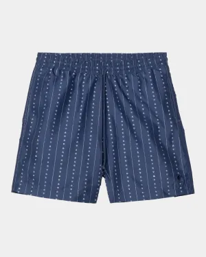 Slater Swim Trunks | Ink / Natural Heart C Pinstripe Carhartt WIP