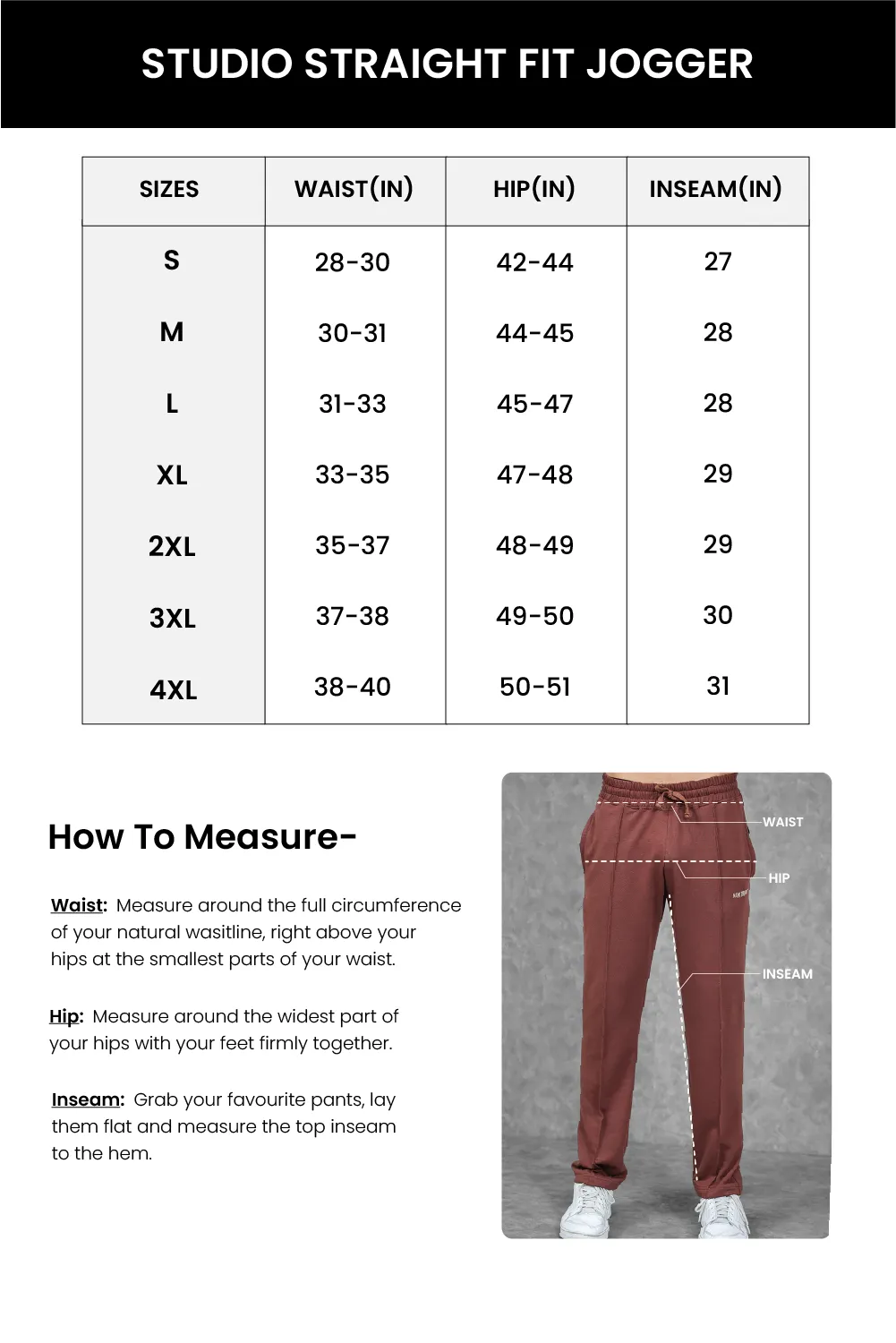 Studio Straight Fit Set- Chocolate Brown