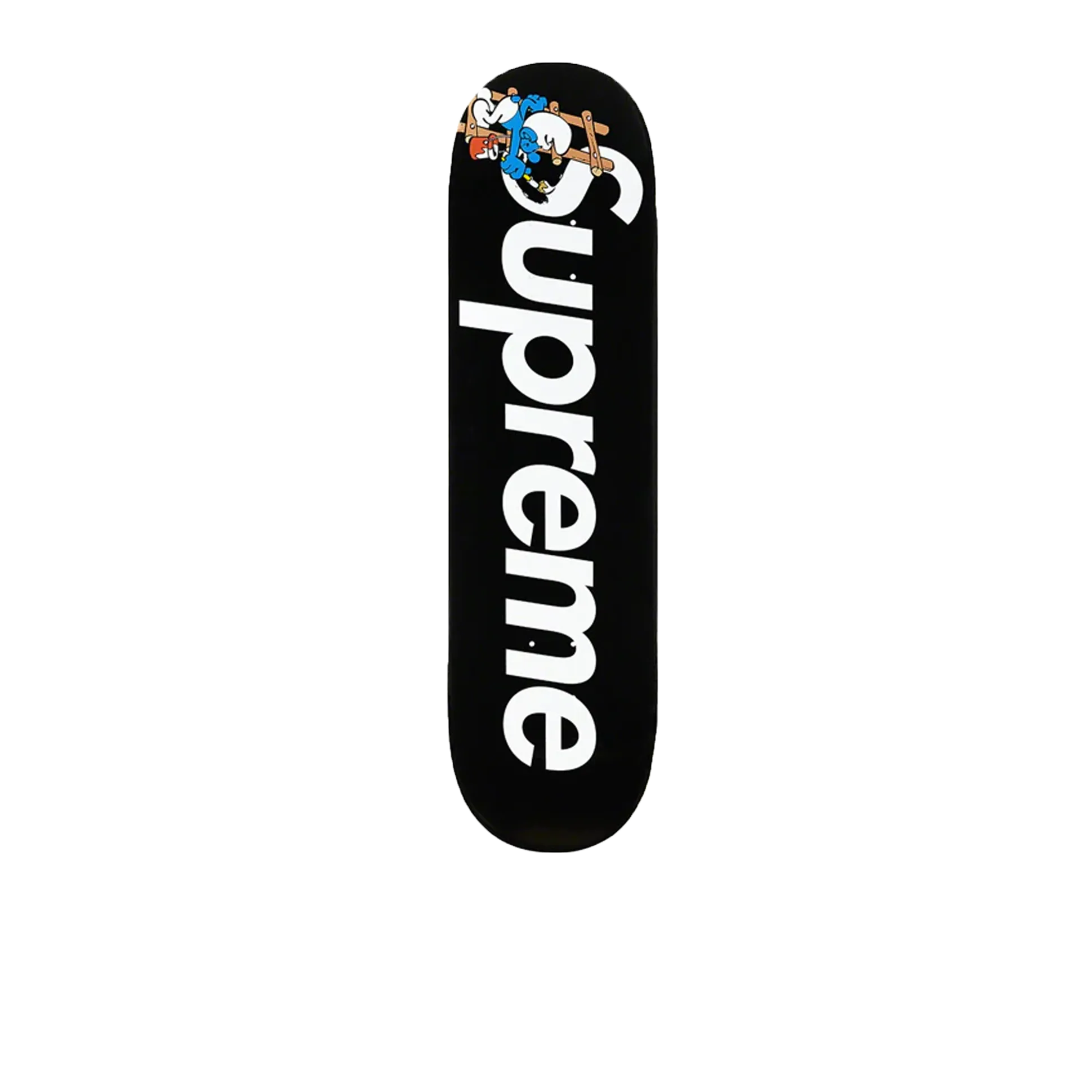 Supreme Smurfs Skateboard Deck Black