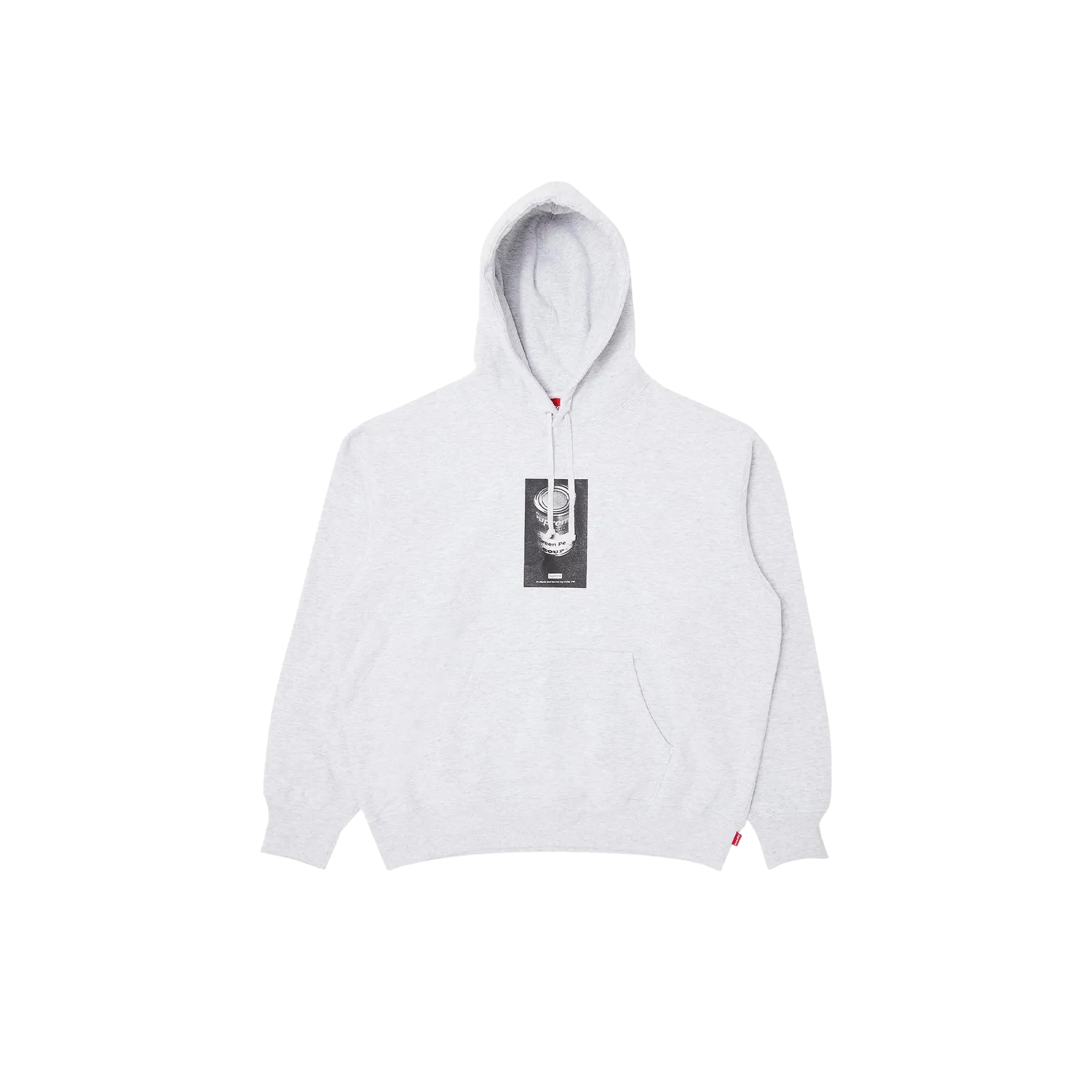 Supreme Soup Can Hooded Sweatshirt Ash Grey
