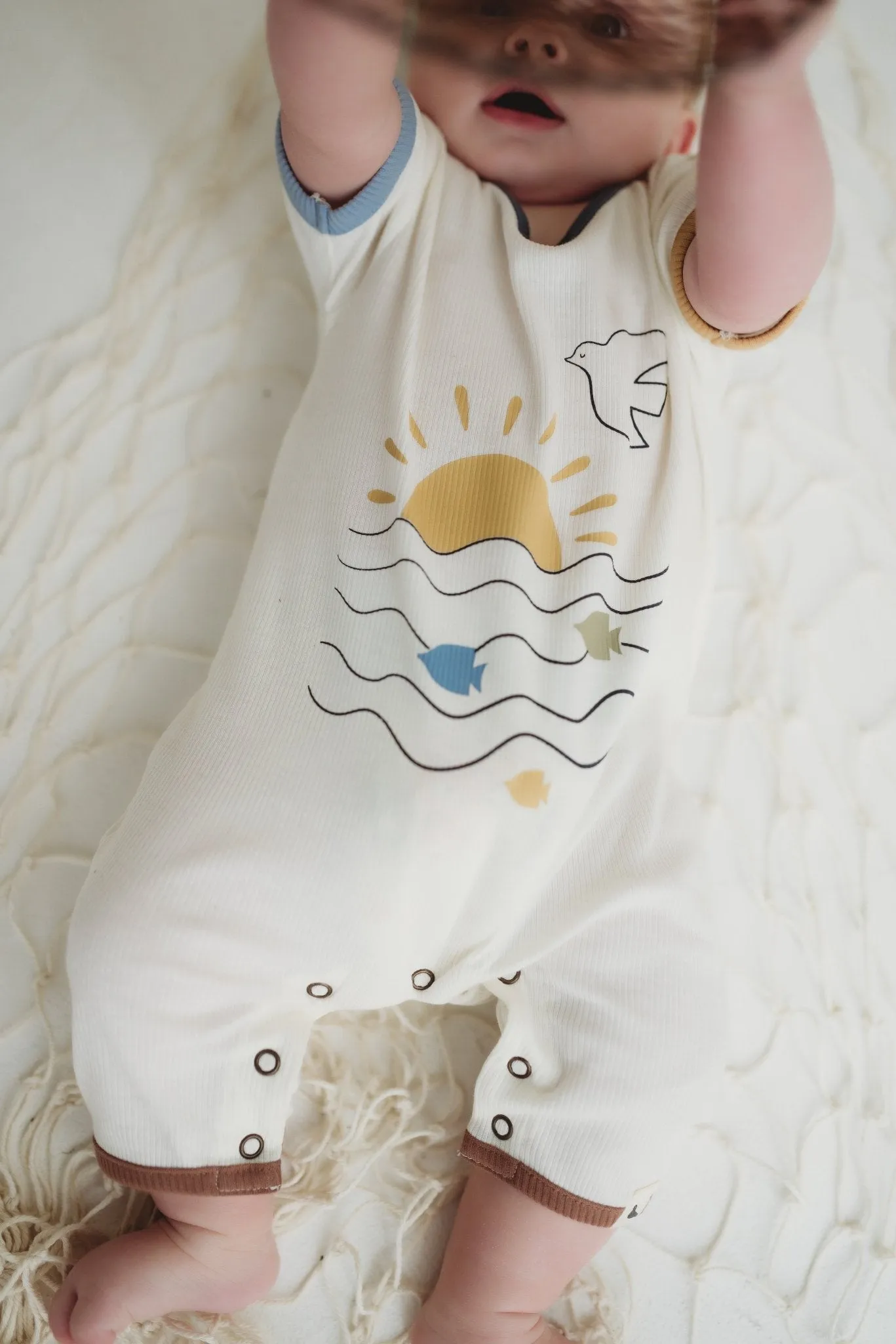 Turtledove London: Retro Rib Romper