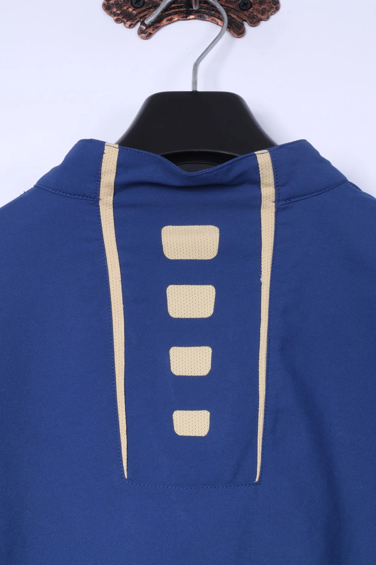 Umbro Mens L Pullover Jacket Blue Lightweight Sportswear Avtive Run Gym Top