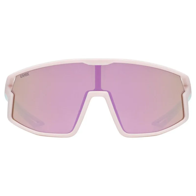 Uvex Skyryse Kids Glasses - Pink green Mirror pink