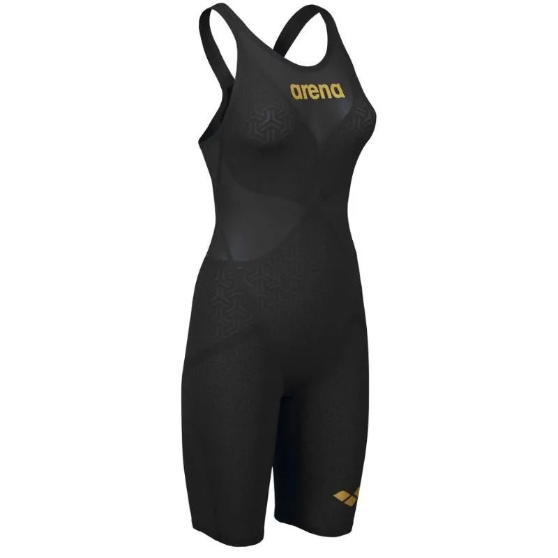 WOMEN'S POWERSKIN CARBON GLIDE OPEN BACK - BLACK/GOLD
