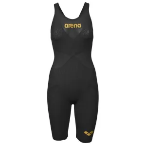 WOMEN'S POWERSKIN CARBON GLIDE OPEN BACK - BLACK/GOLD