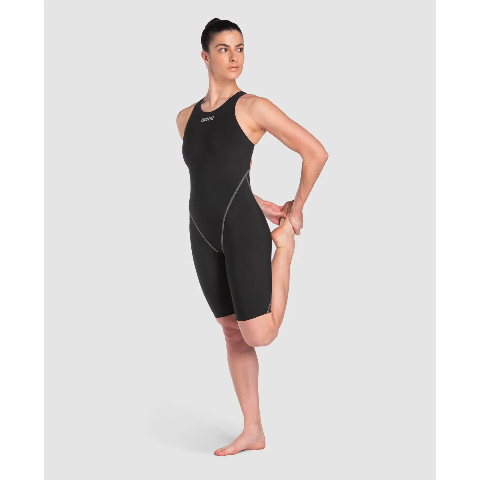 WOMEN'S POWERSKIN ST NEXT ECO OPEN BACK - BLACK