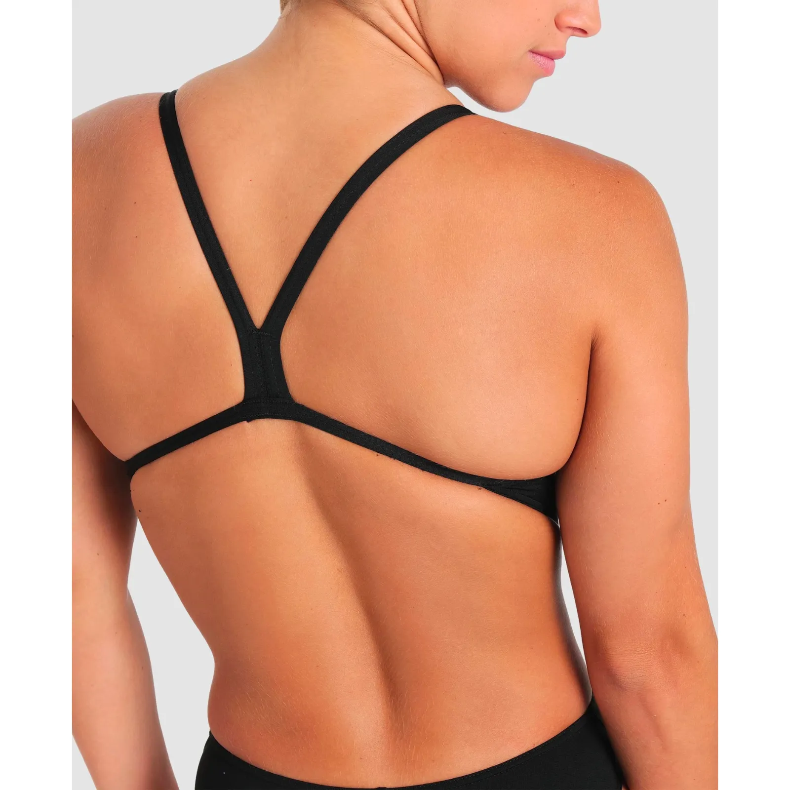 WOMEN'S TEAM SWIMSUIT CHALLENGE SOLID - BLACK