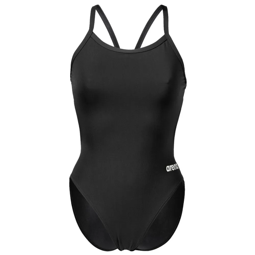 WOMEN'S TEAM SWIMSUIT CHALLENGE SOLID - BLACK
