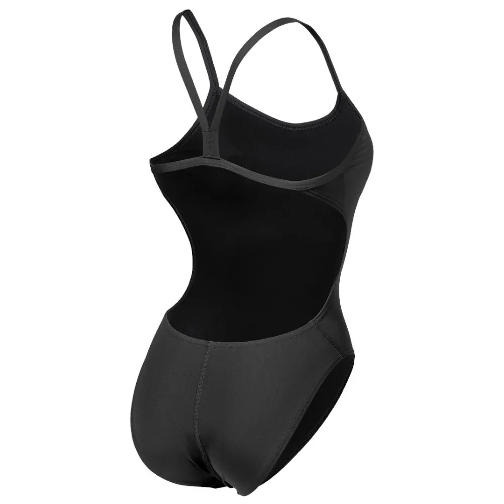 WOMEN'S TEAM SWIMSUIT CHALLENGE SOLID - BLACK