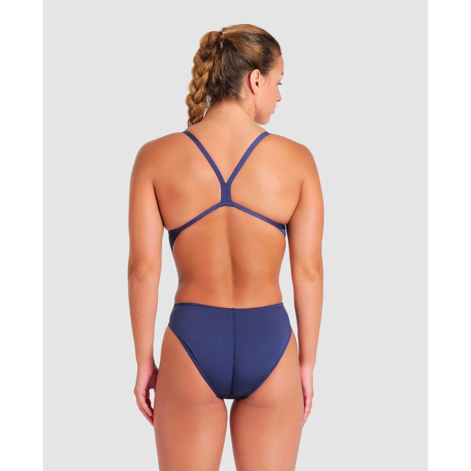 WOMEN'S TEAM SWIMSUIT CHALLENGE SOLID - NAVY