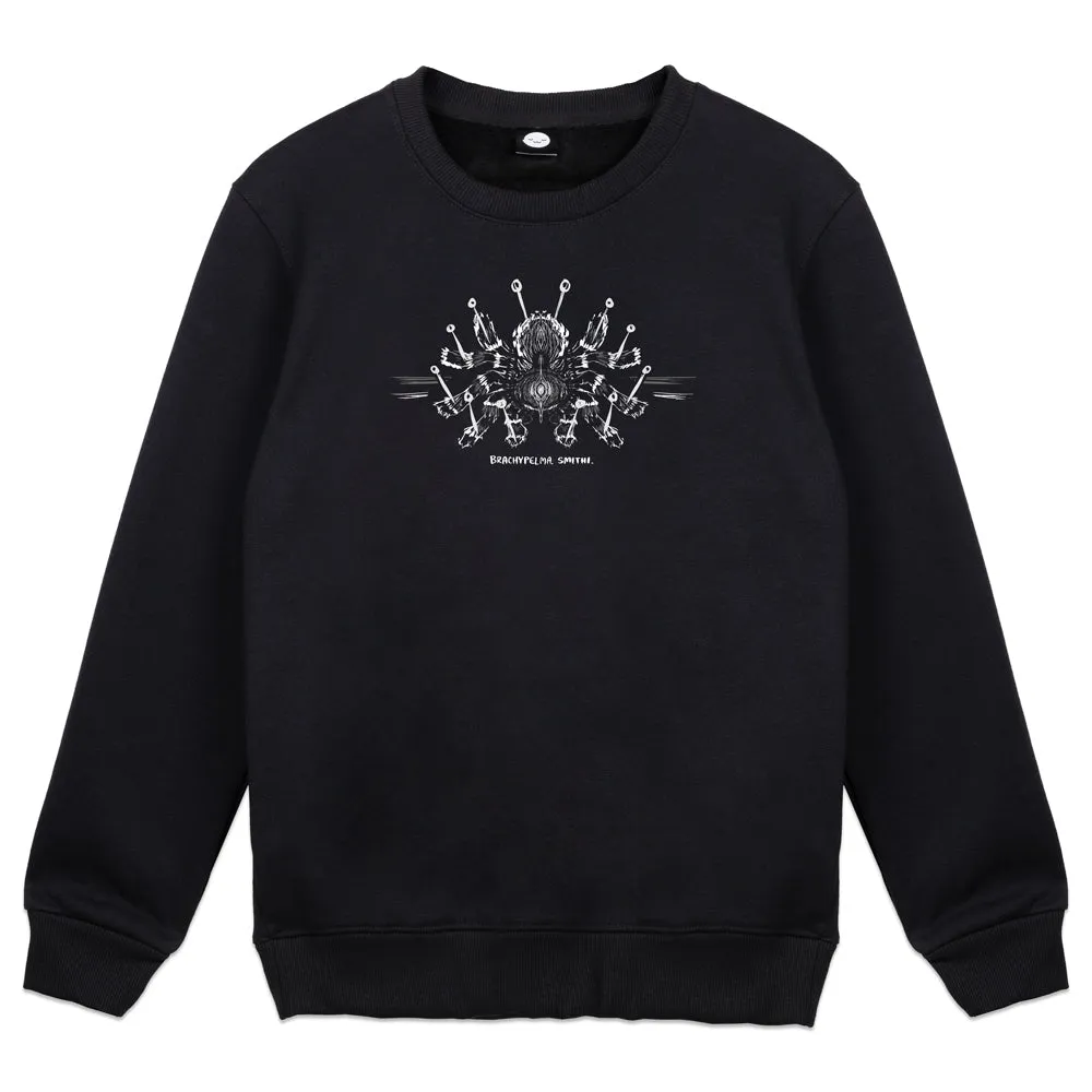 xcreepi the Red Knee Tarantula Whiteout Crewneck